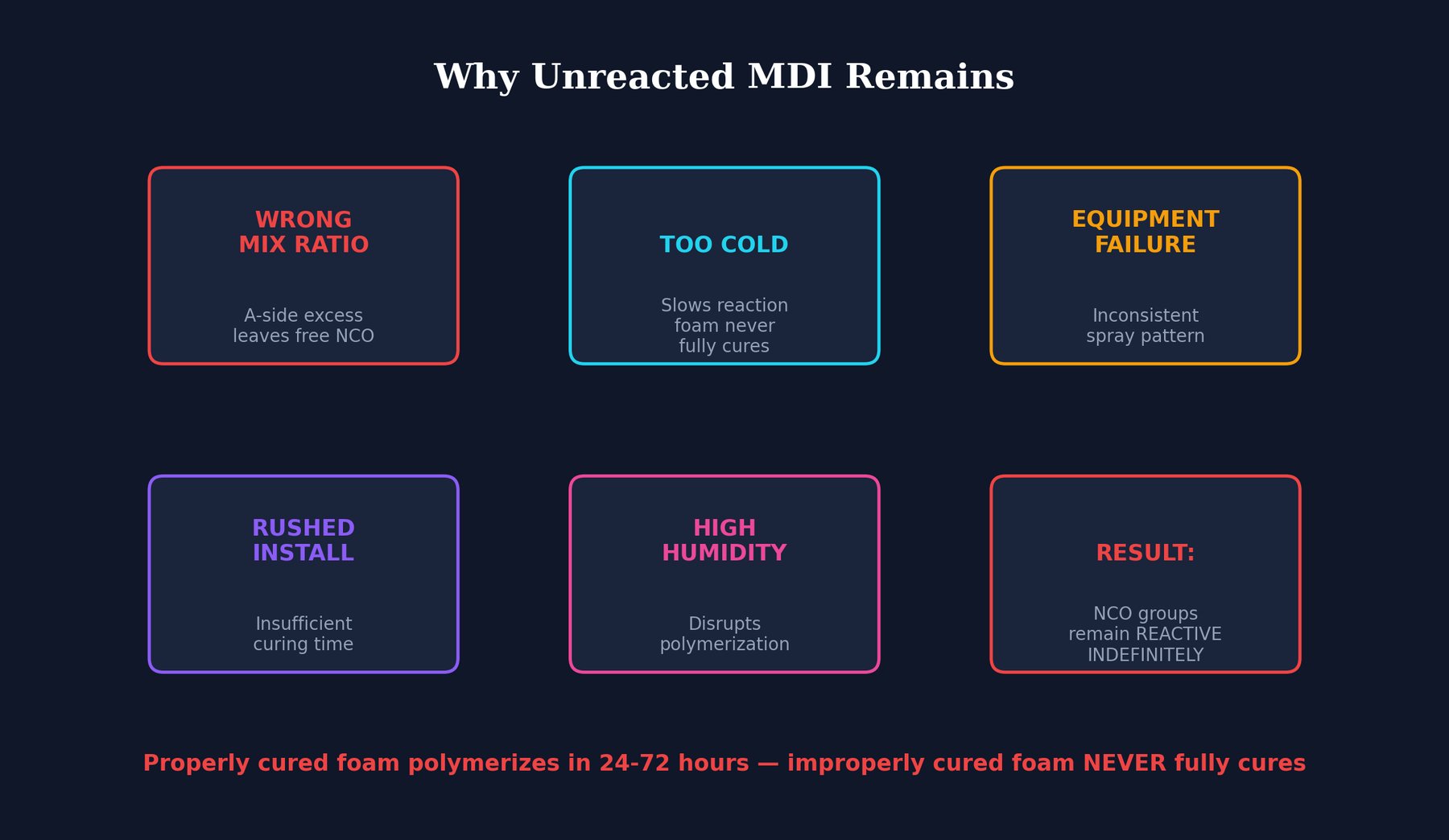 Why Unreacted MDI illustration