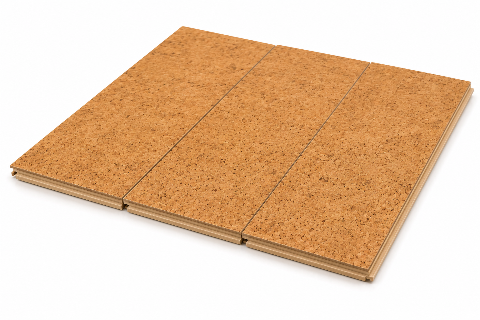 Click-Lock Floating Cork Floor