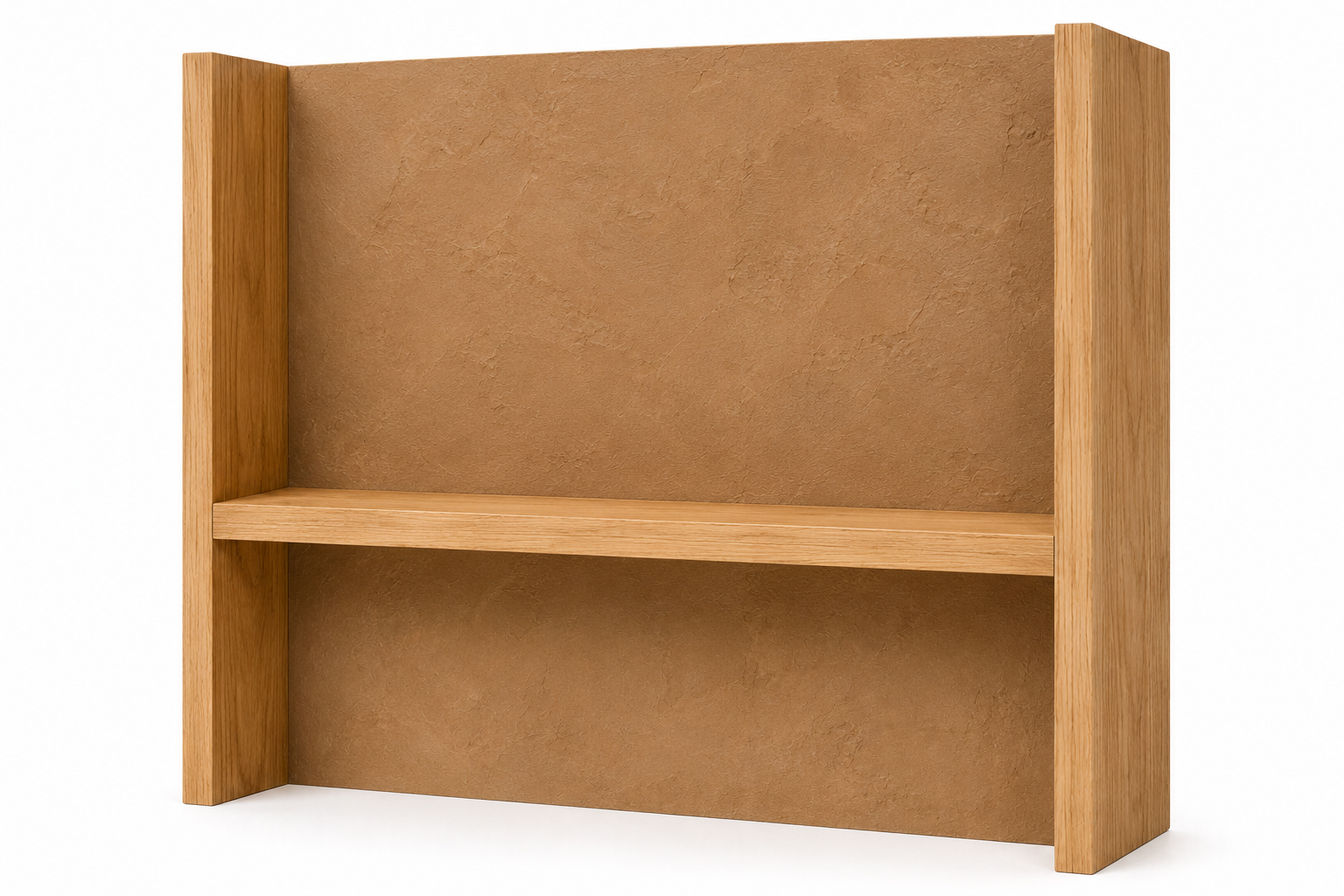 Plastered Built-In Bookcase Backs