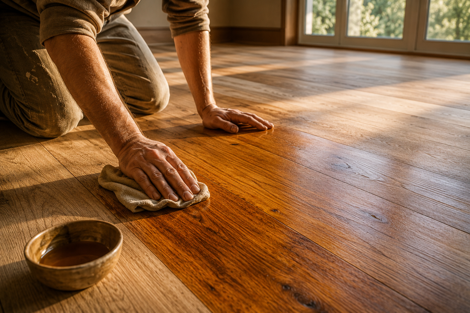 Natural Oil & Wax Finishes — natural building material