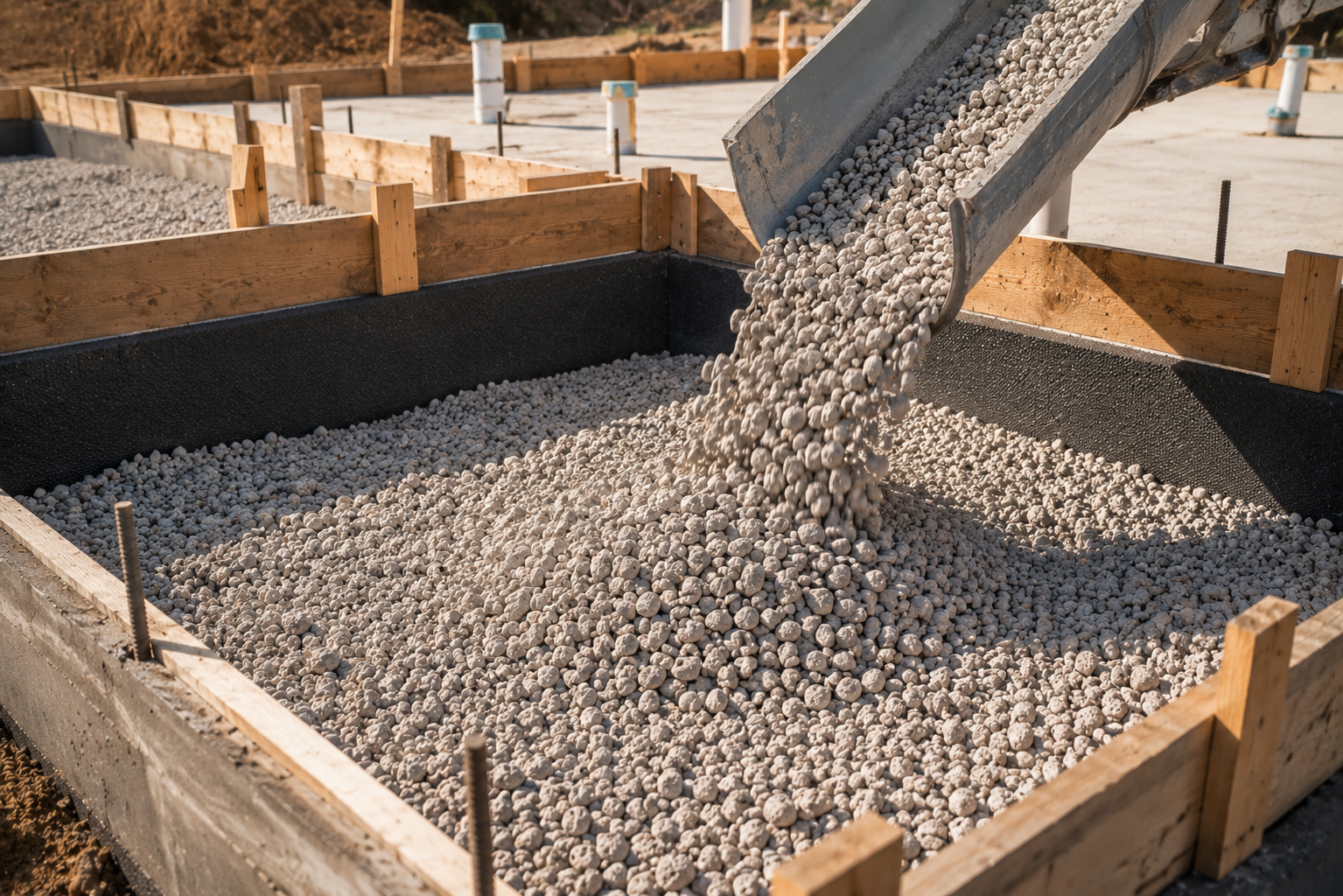 Pumice & Volcanic Aggregate Insulation — natural building material