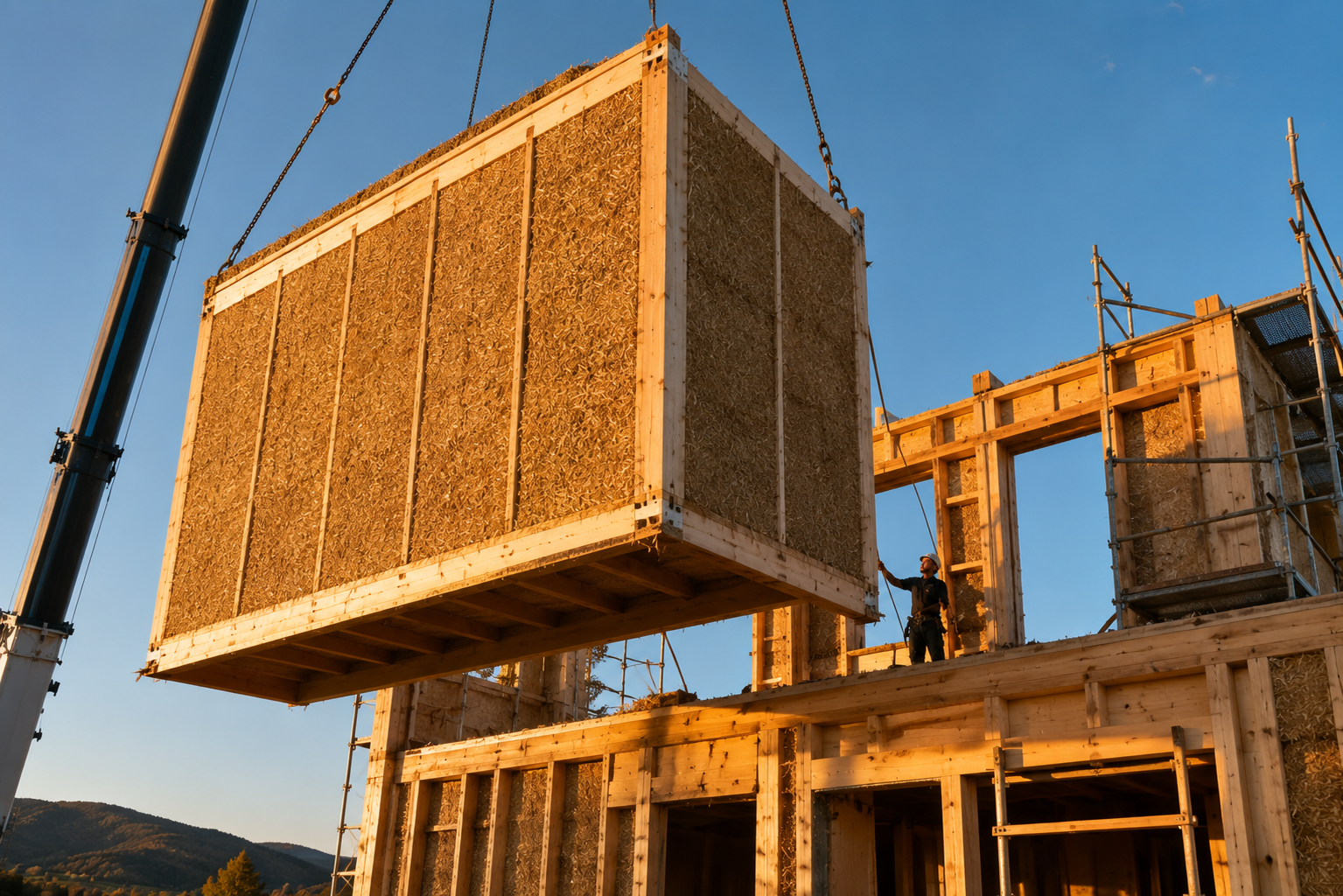 Rice & Wheat Straw Panels — natural building material