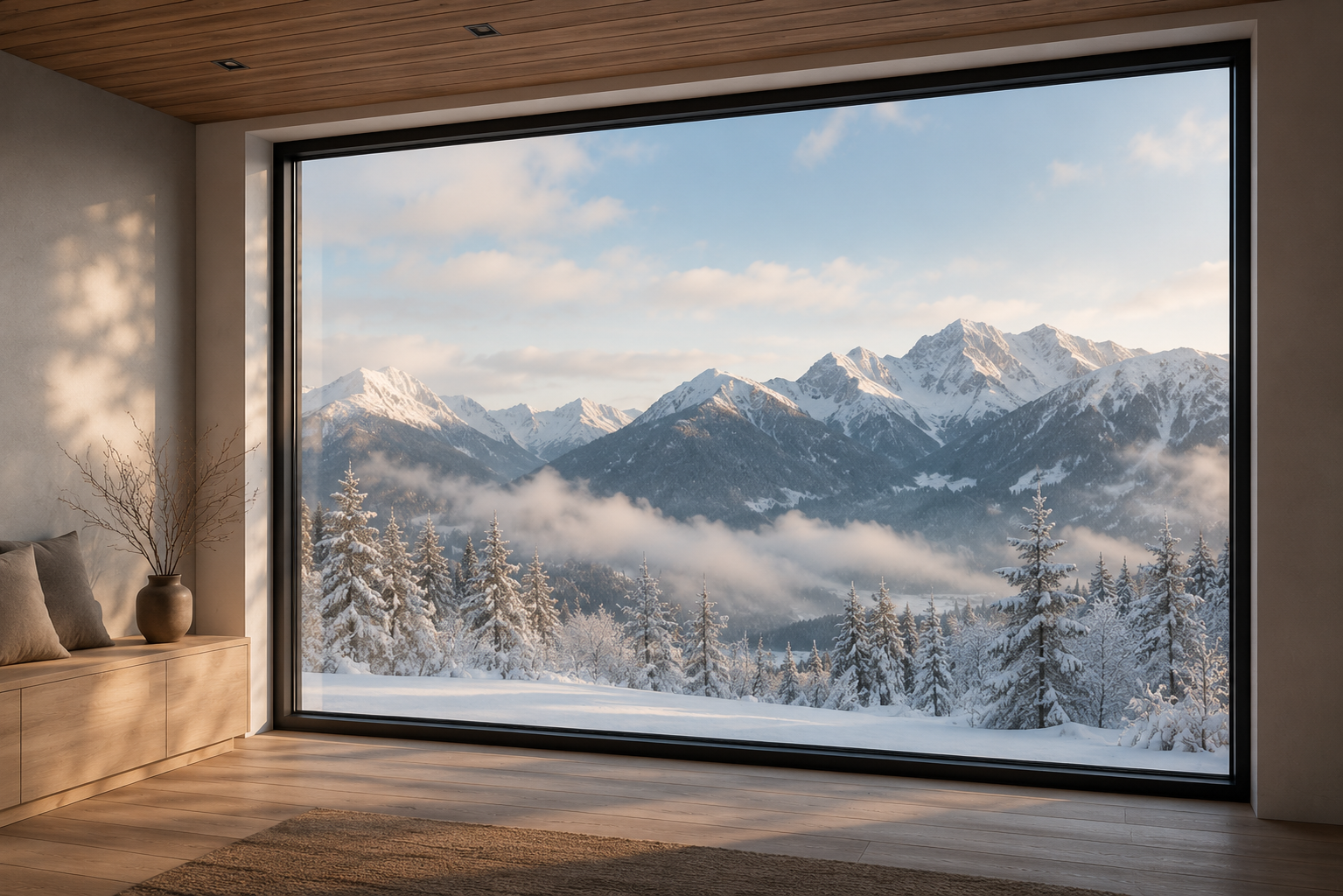 Triple-Glazed Window Detail