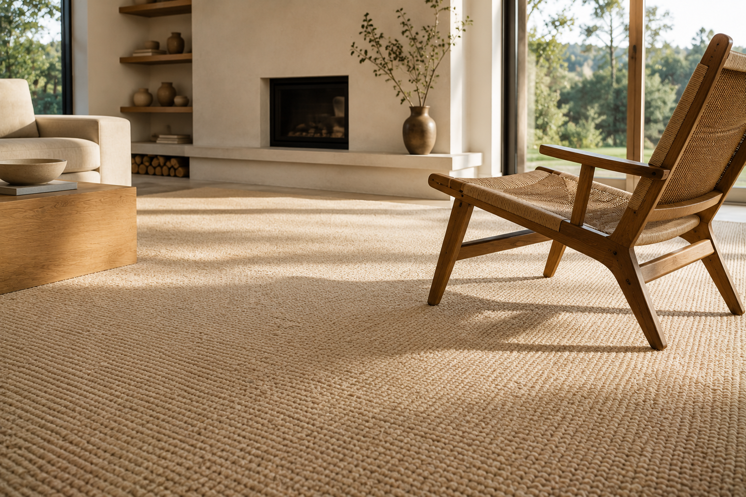Wool Carpet & Natural Fiber Textiles — natural building material