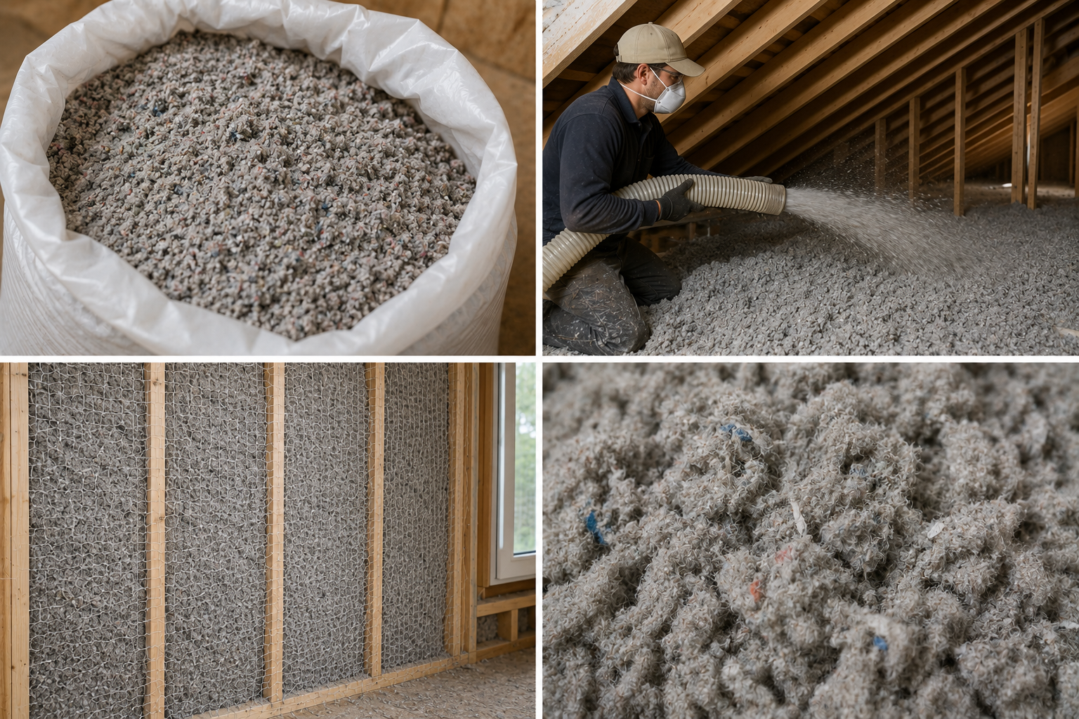 Cellulose Insulation in residential building applications