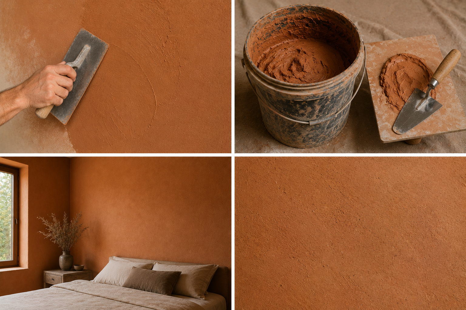 Clay Plaster in residential building applications