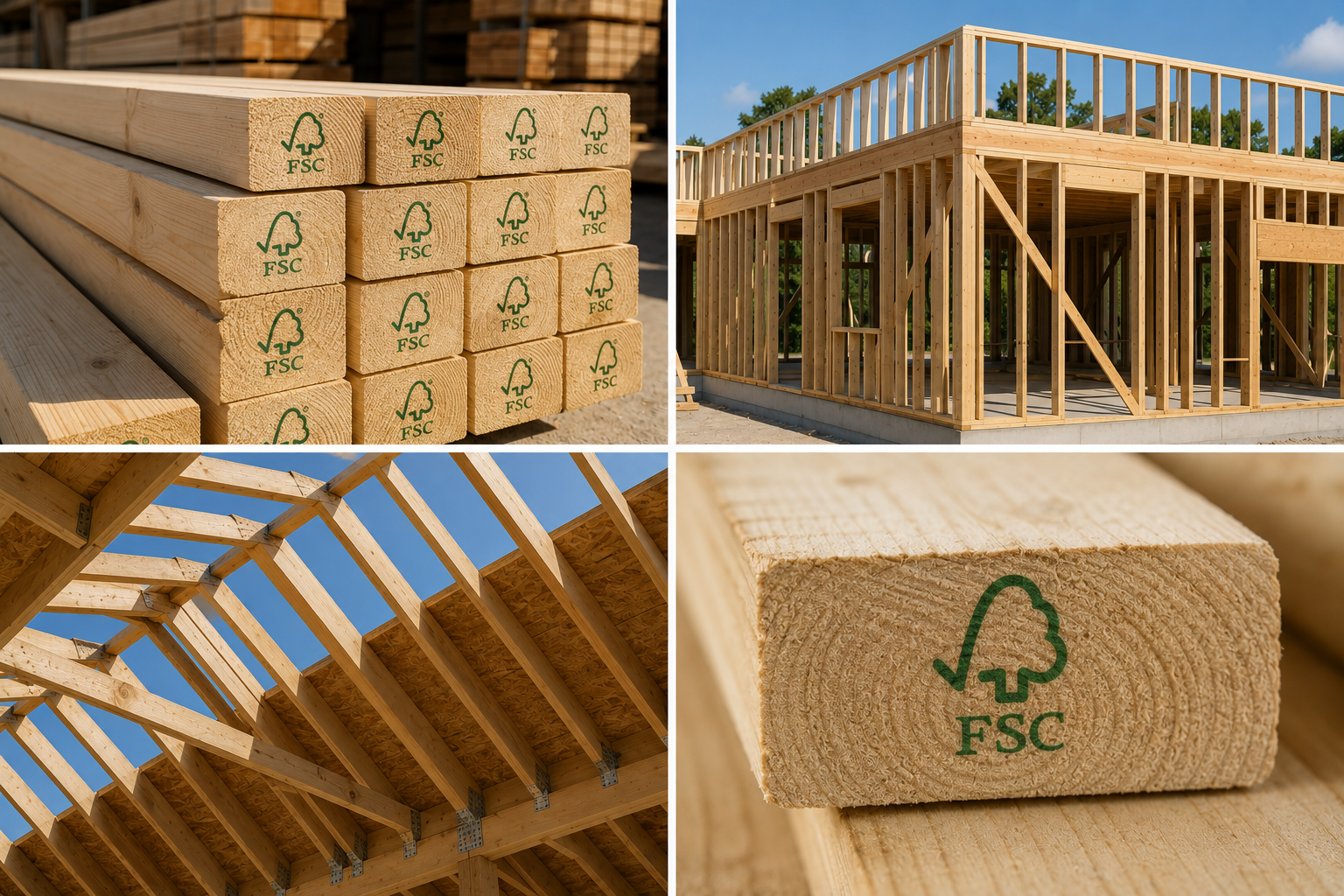 FSC Certified Dimensional Lumber in residential building applications
