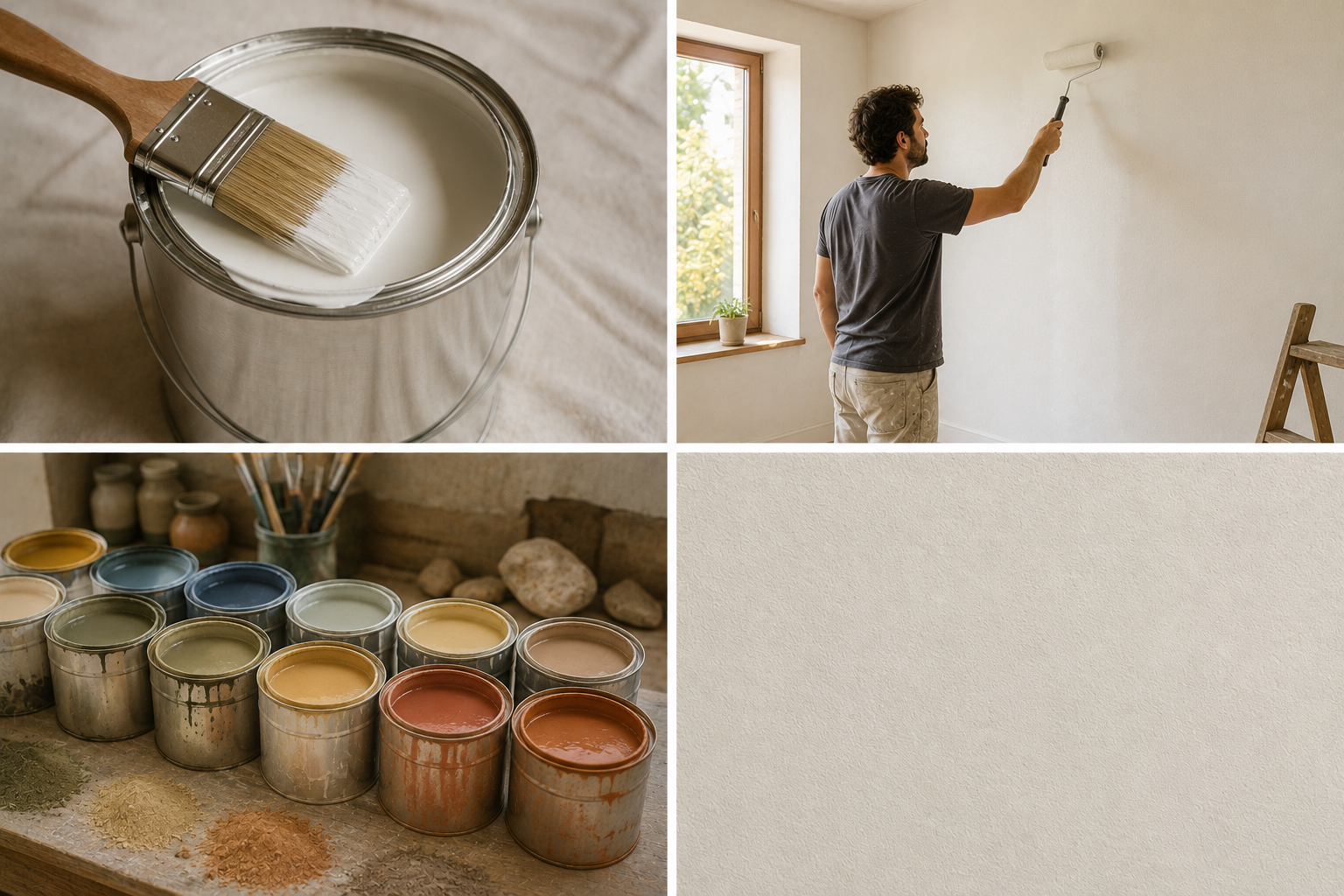 Mineral & Zero-VOC Paint in residential building applications
