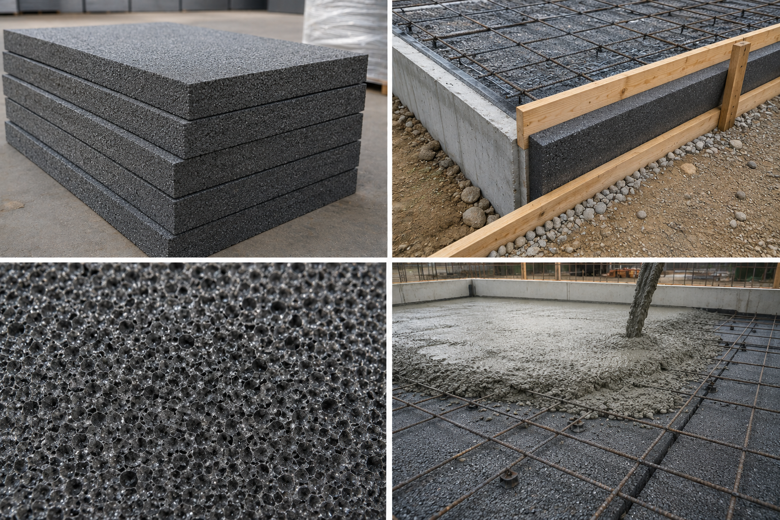 Recycled Glass / Cellular Glass Insulation in residential building applications