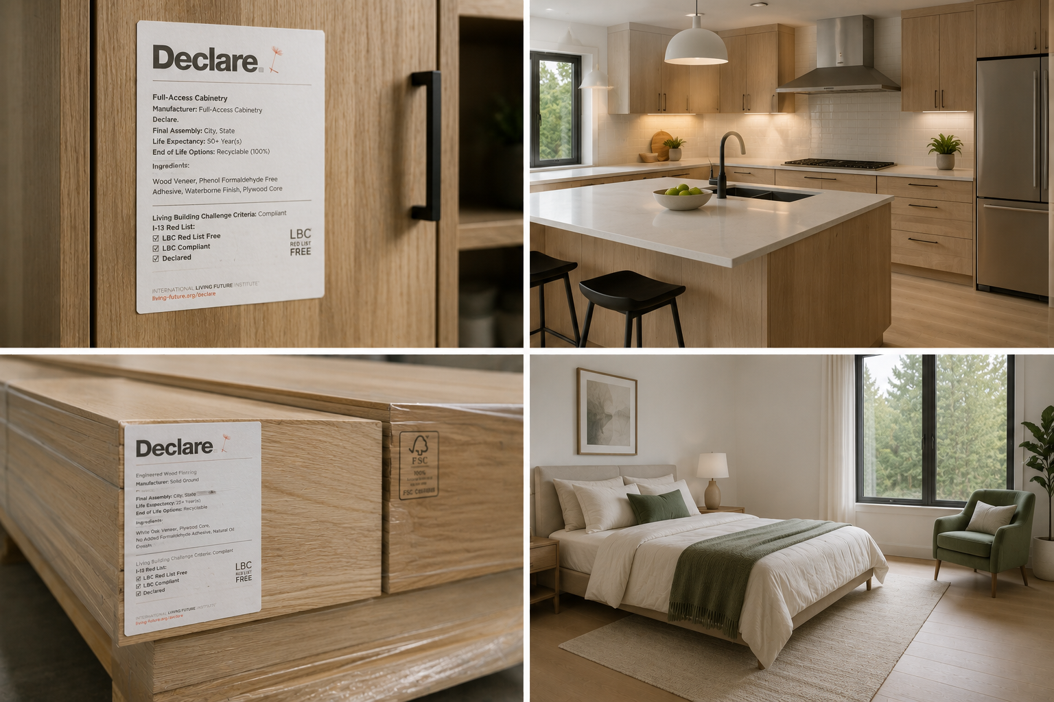 Red List Free Materials in residential building applications