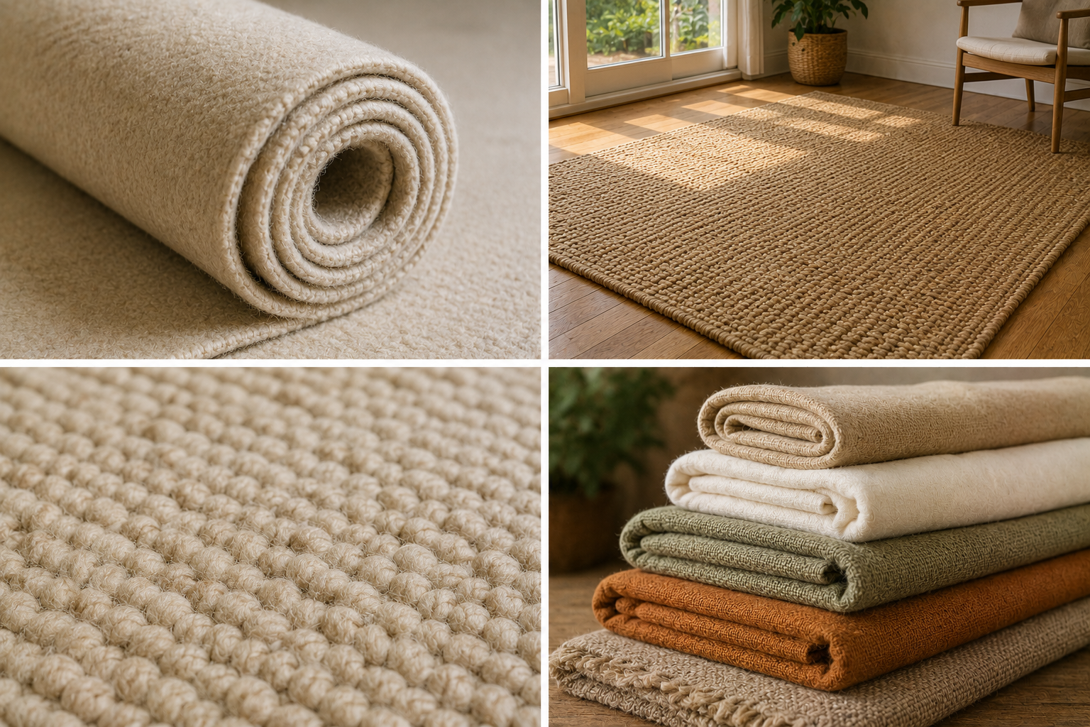 Wool Carpet & Natural Fiber Textiles in residential building applications
