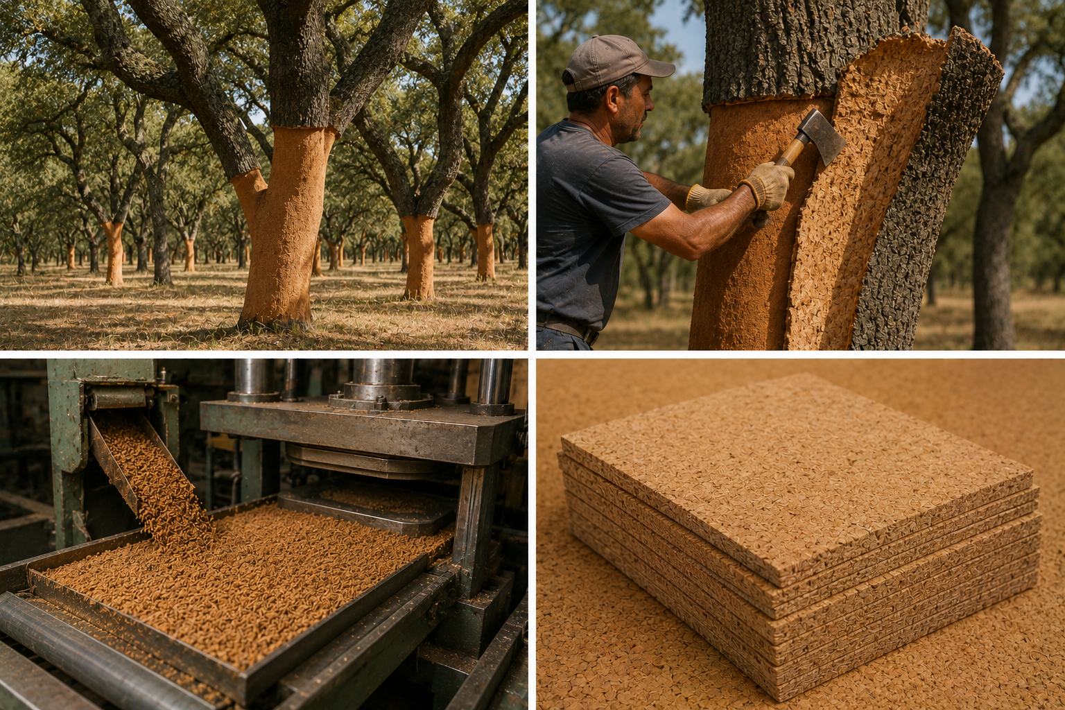 Composition and origin of cork