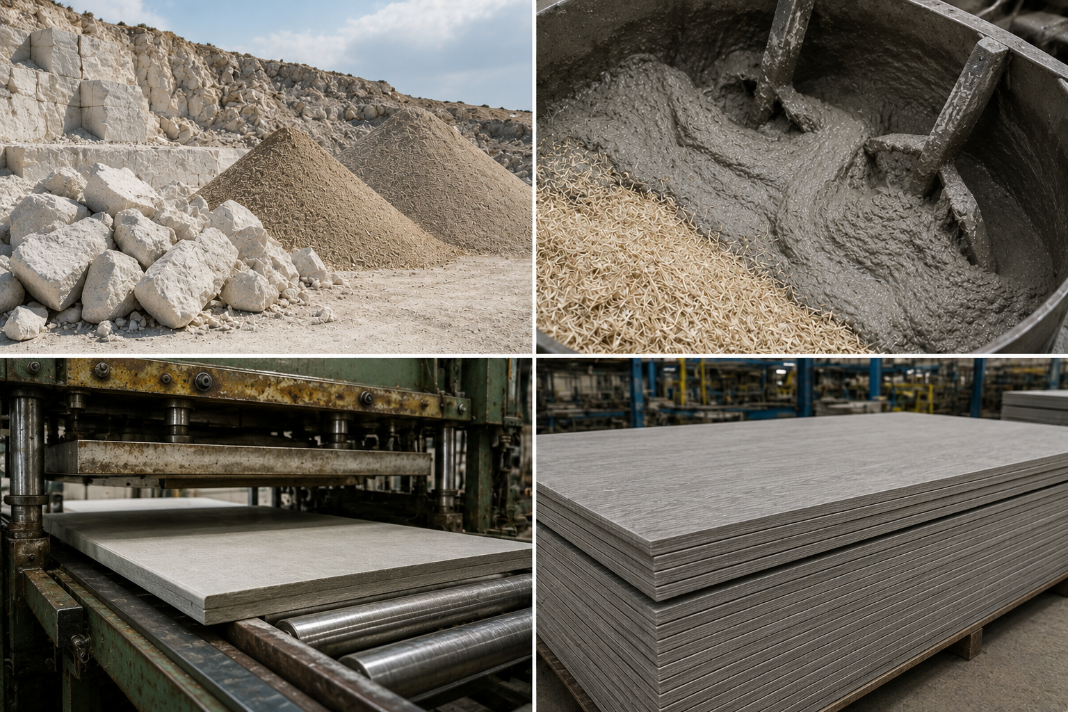 Composition and origin of fiber cement