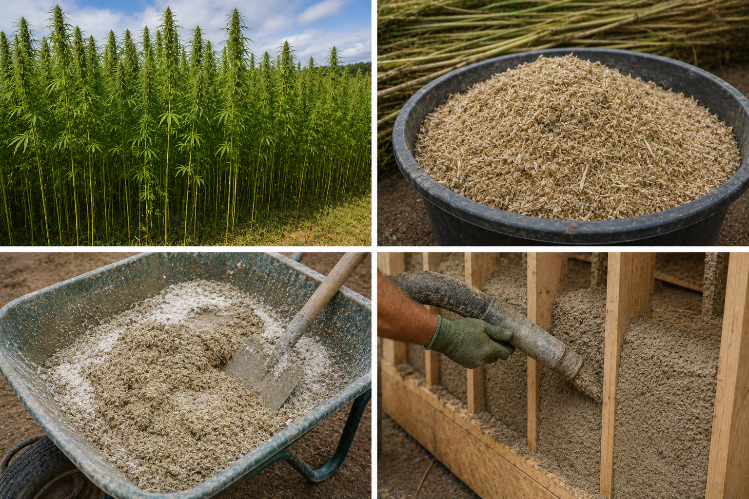 Composition and origin of hempcrete