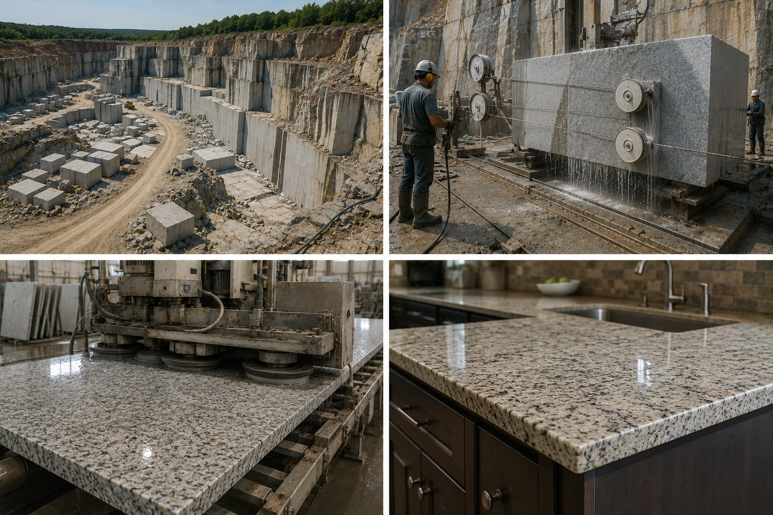 Composition and origin of natural stone