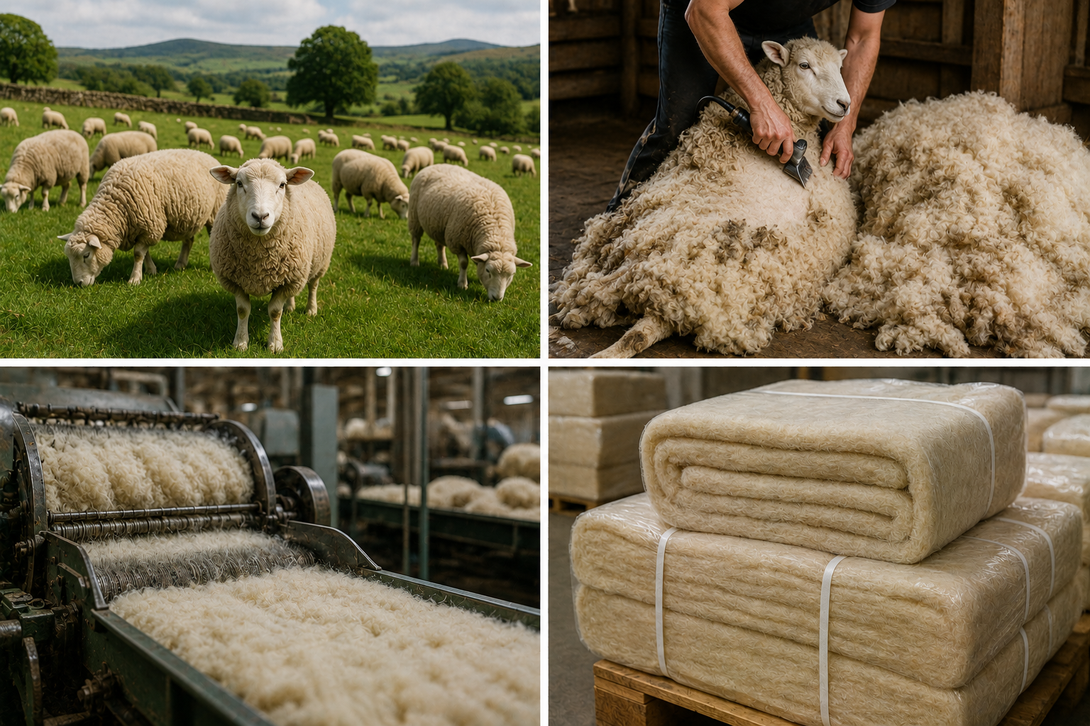 Composition and origin of sheep wool