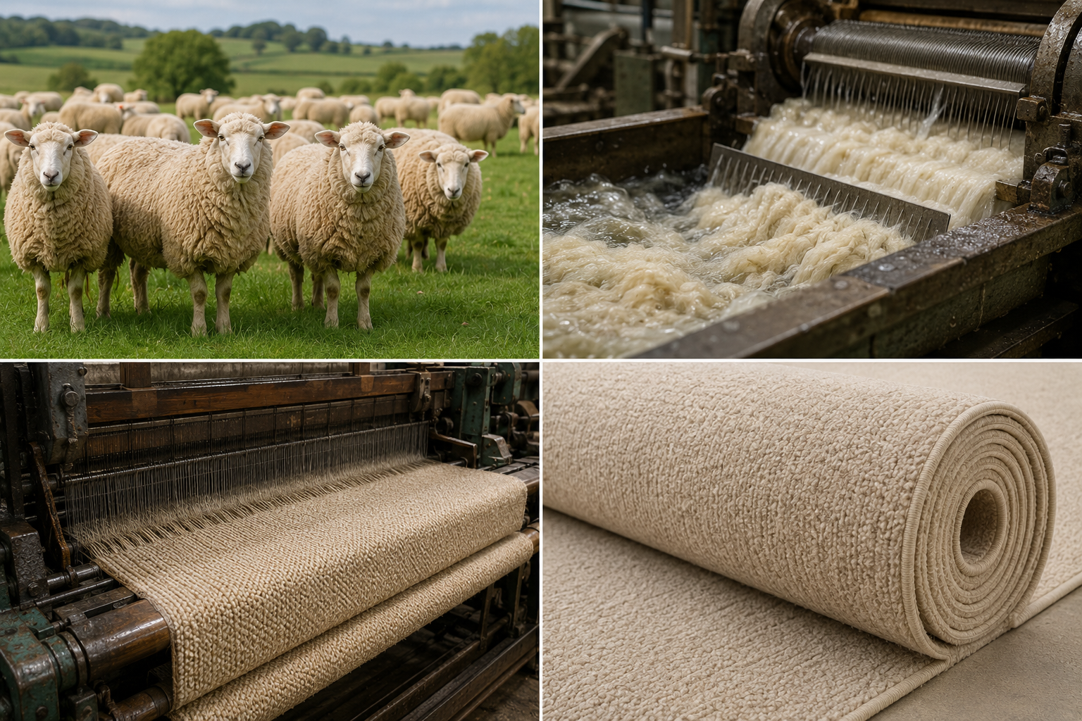 Composition and origin of wool fibers